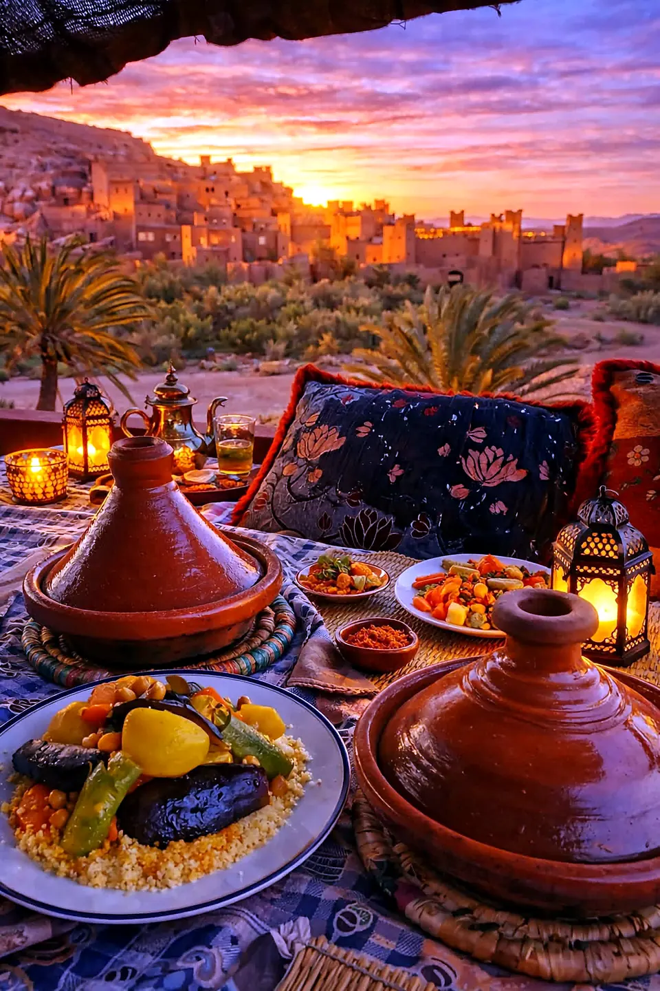 Dinner served under the stars
