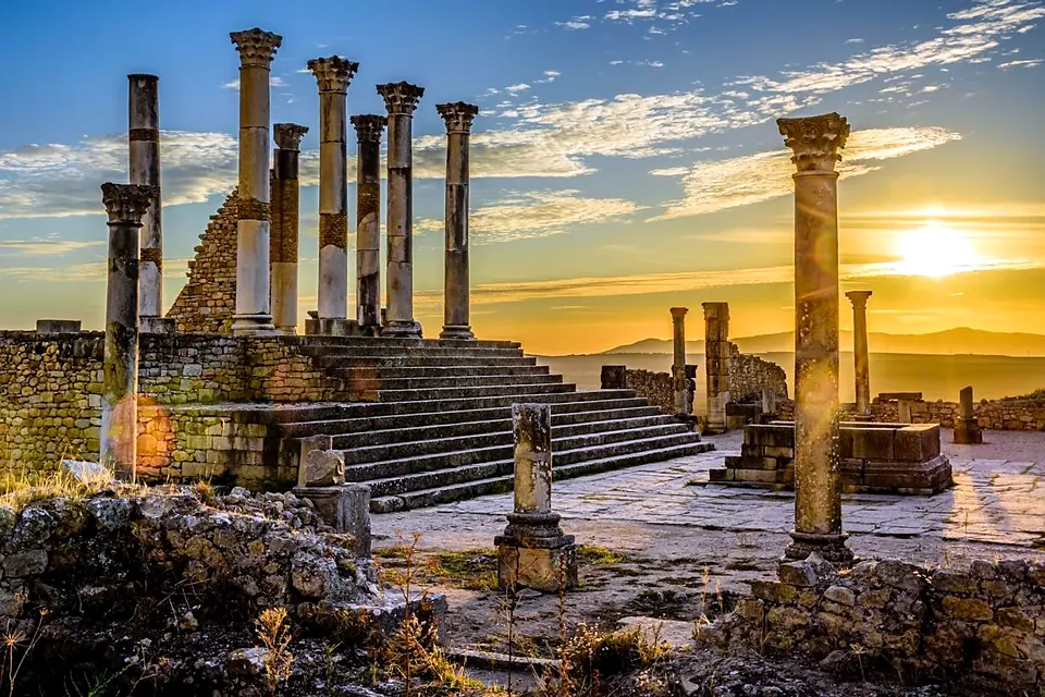 The Roman ruins of Volubilis