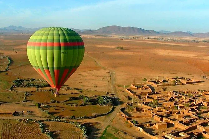 Hot air balloon flight near Marrakech